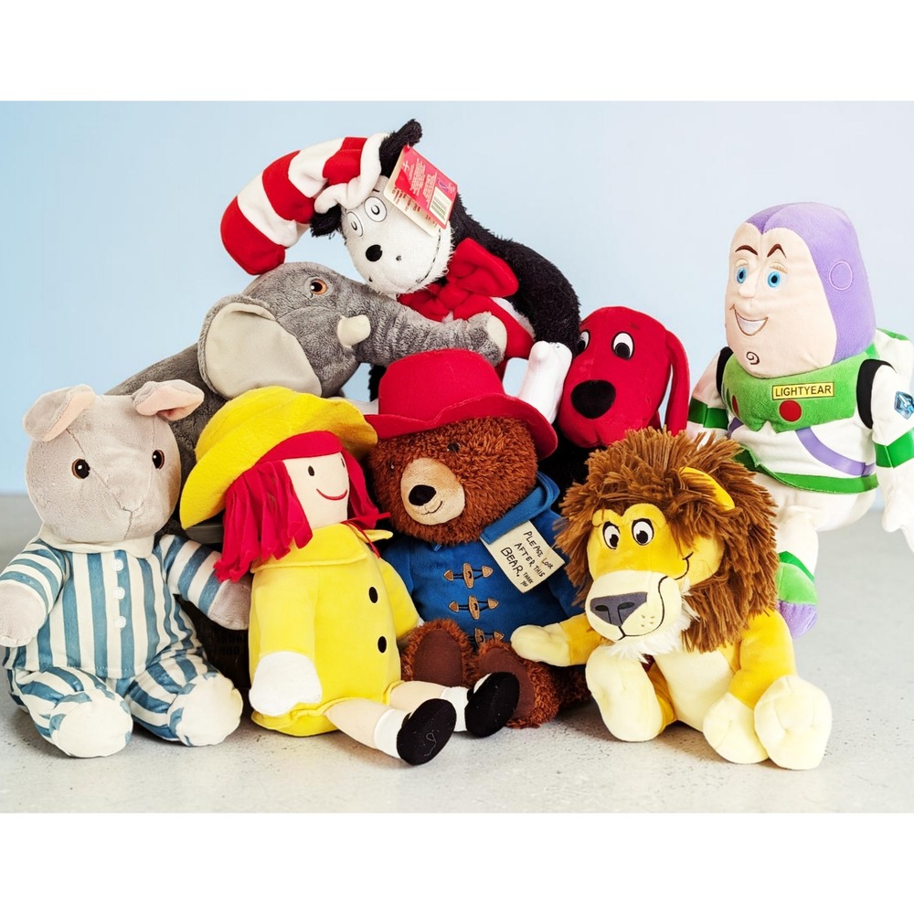 Kohl's Cares Storytime Plush Lot 8 Book Characters Classroom Teacher Daycare